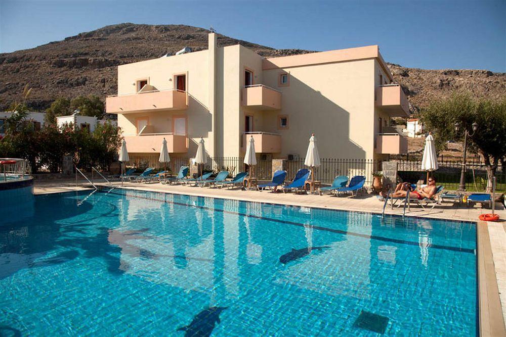 Aparthotel Lindos Blue Sky Exterior foto